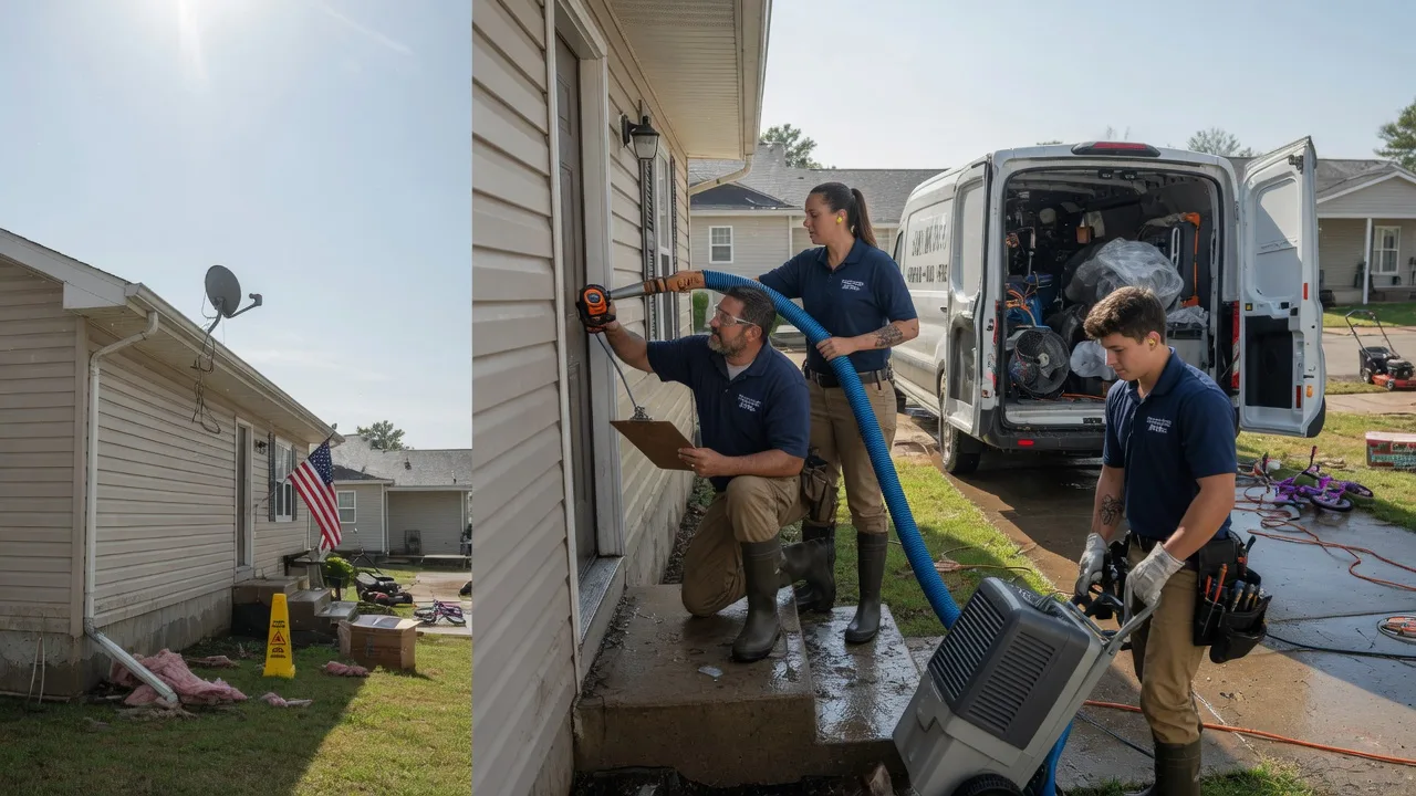 Ceiling Water Damage Restoration in De Soto, GA near me